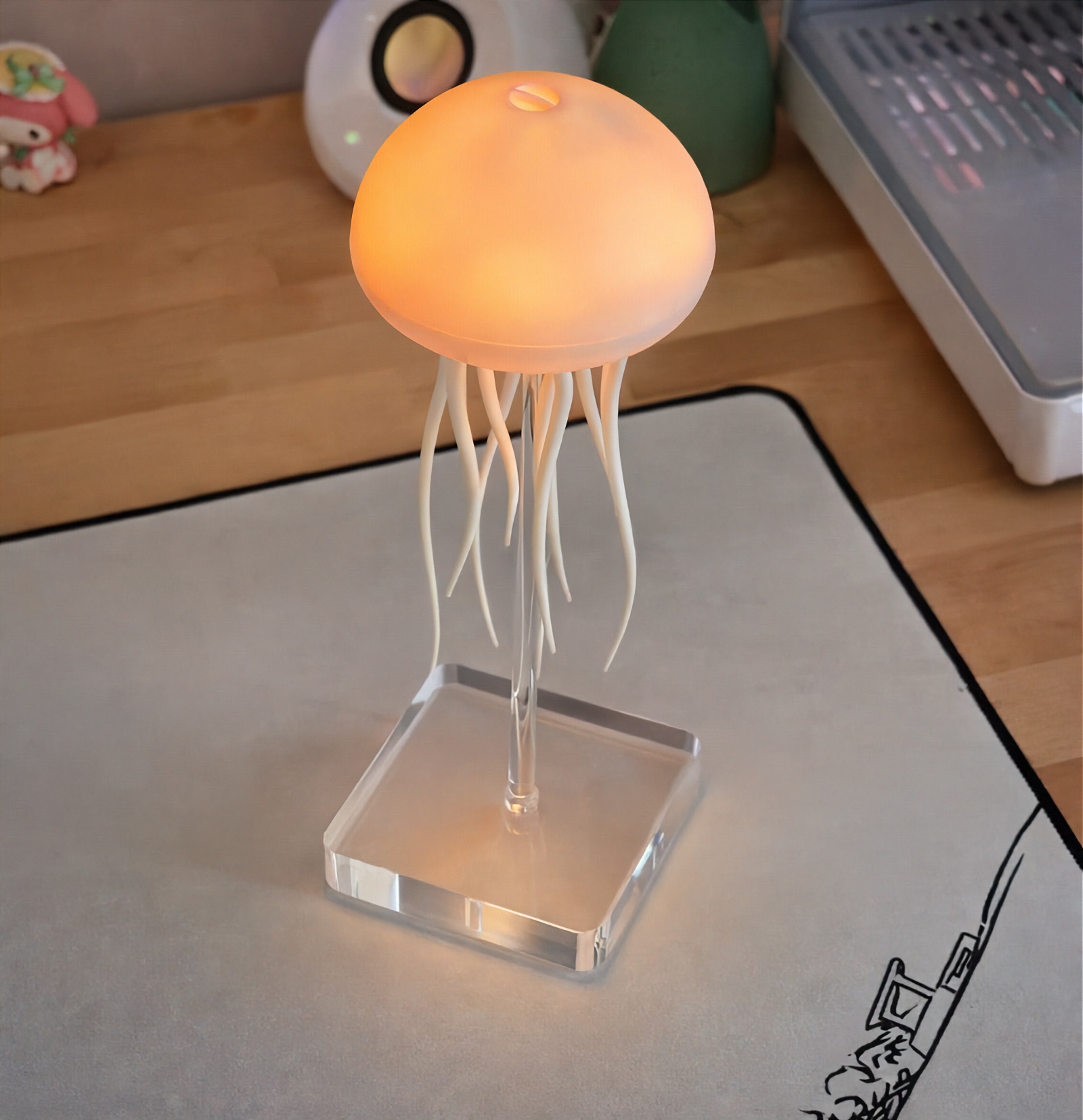 Zeni™ OceanGlow — Ambient Jellyfish Lamp for Calmer Evenings