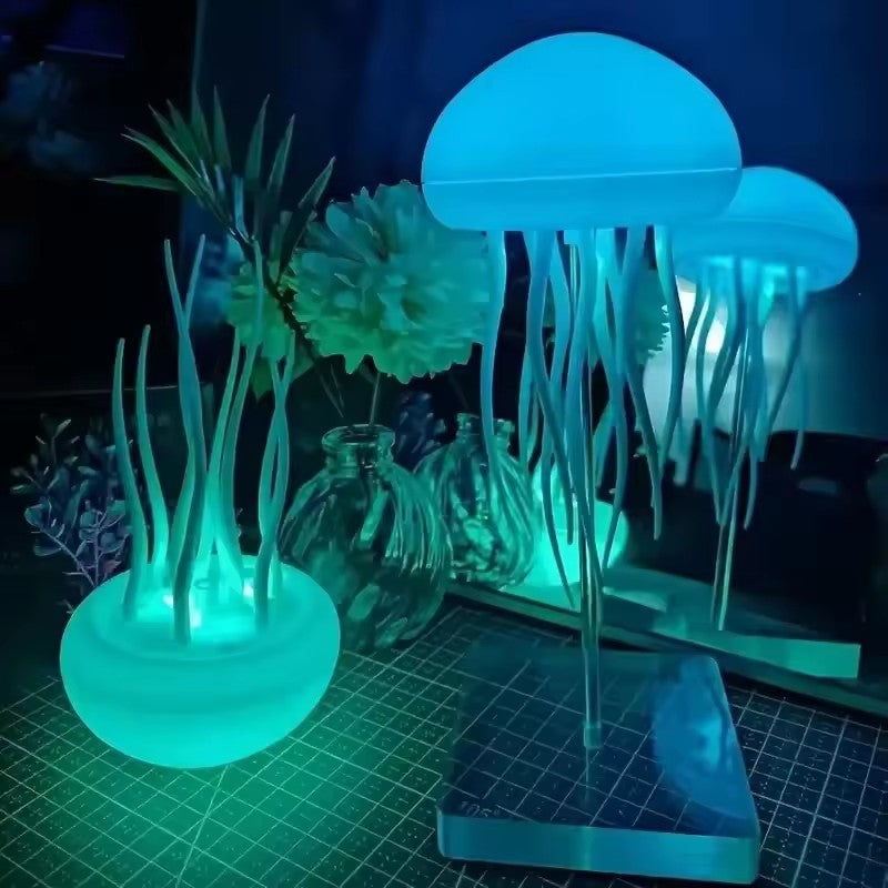 Zeni™ OceanGlow — Ambient Jellyfish Lamp for Calmer Evenings