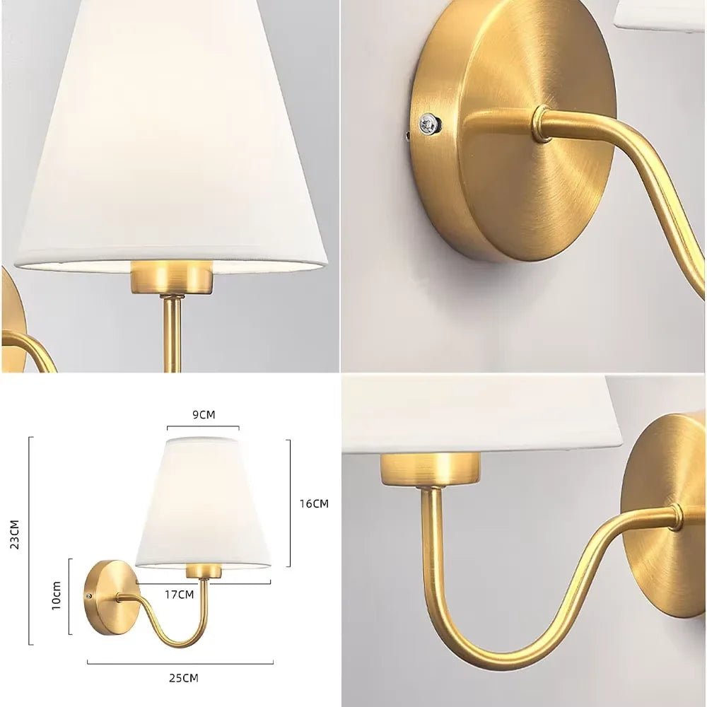 Wall Lamp Rechargeable Wireless With Removable RGB Bulb For Bedside And Hallway Ambient Lighting