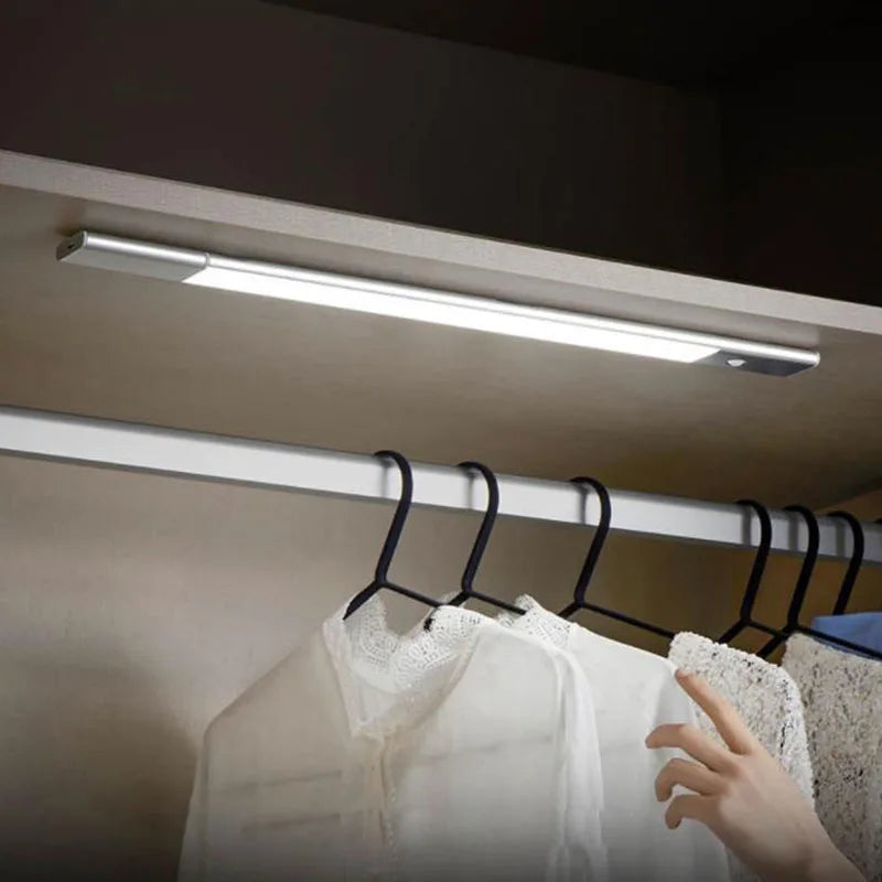 LED Lamp With Motion Sensor And Removable Rechargeable Battery