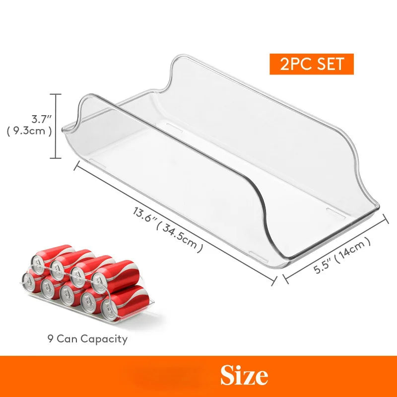 Japanese‑Inspired Beverage Organiser — Slim, Secure Soda‑Can Rack for Stable