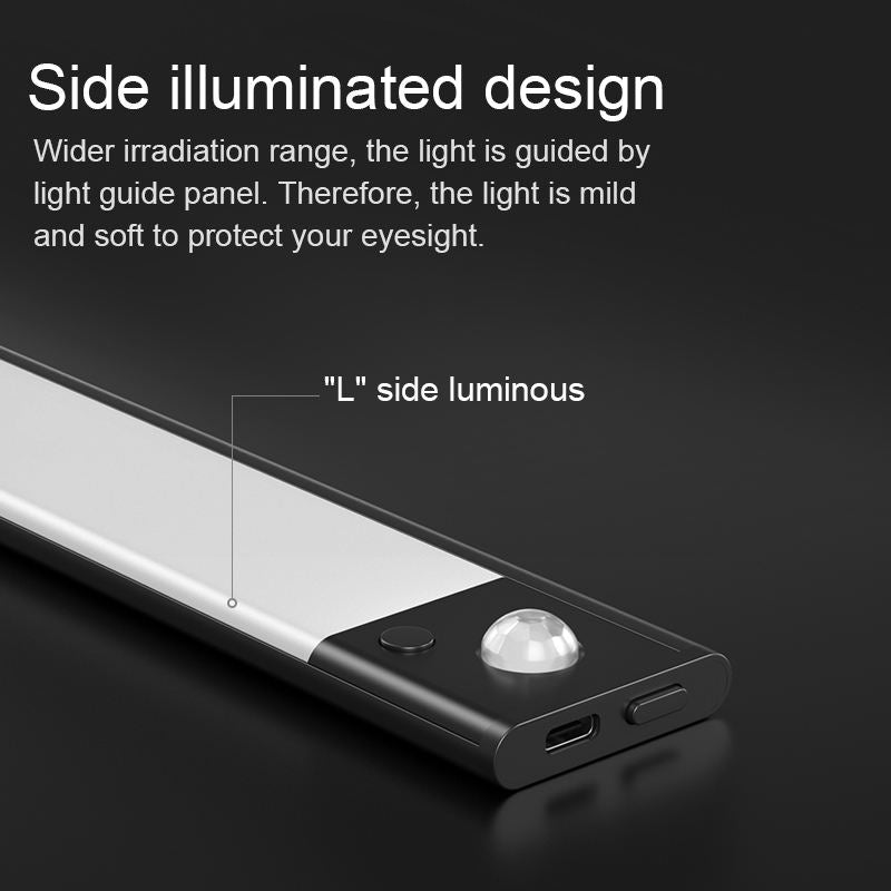 LED Lamp With Motion Sensor And Removable Rechargeable Battery