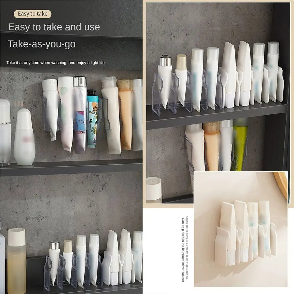 No-Drill Wall-Mounted Bathroom Organiser