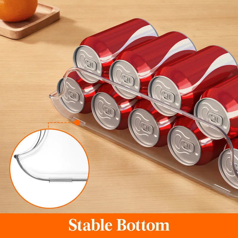 Japanese‑Inspired Beverage Organiser — Slim, Secure Soda‑Can Rack for Stable