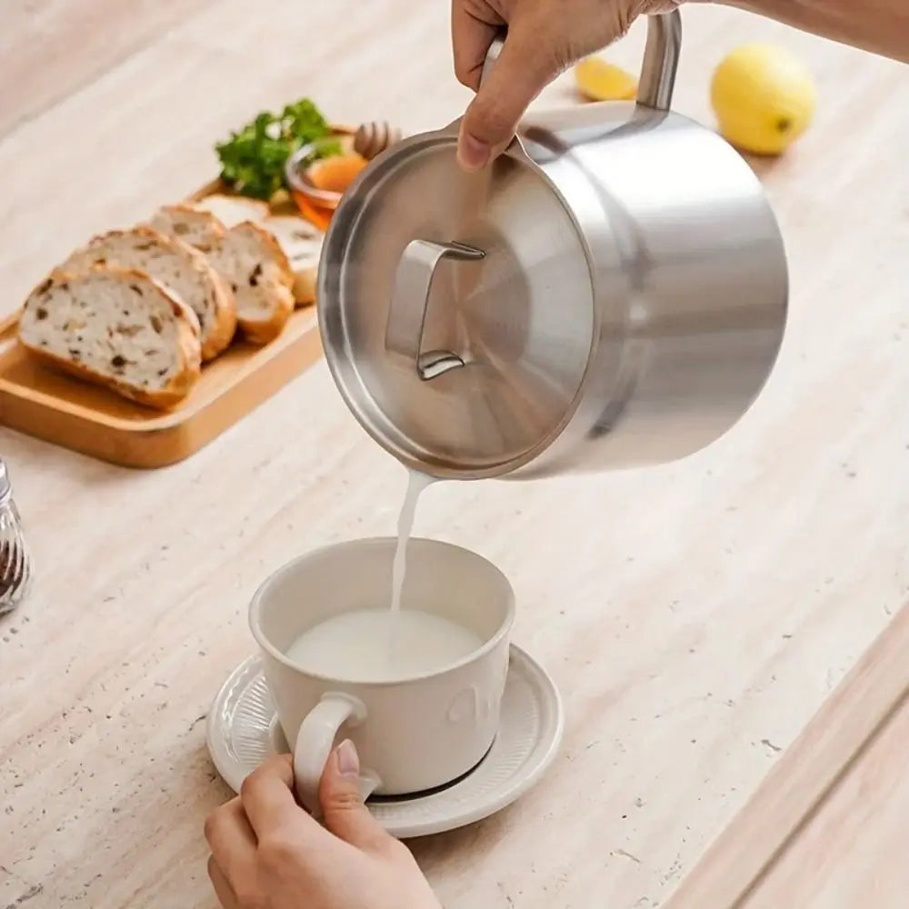 Oil Strainer Pot With Fine-Mesh Filter, 1.5-2 L Grease Storage Container