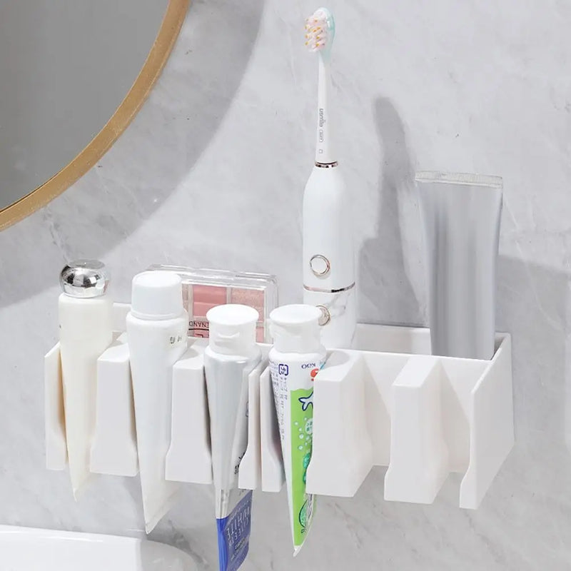 No-Drill Wall-Mounted Bathroom Organiser