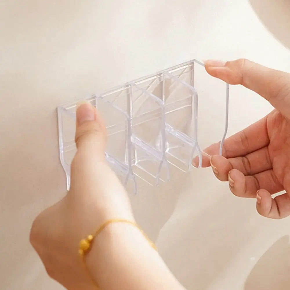No-Drill Wall-Mounted Bathroom Organiser