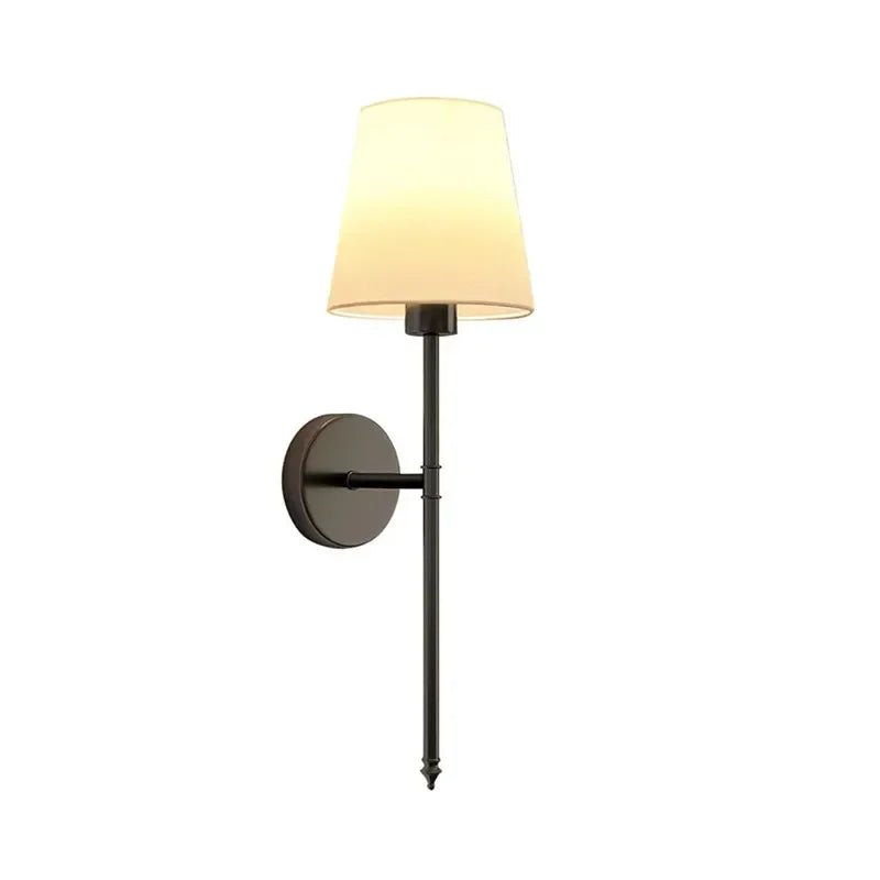 Vintage-Style Wall Lamp –  RGB Dimmable LED, Remote Control, No Wiring Needed