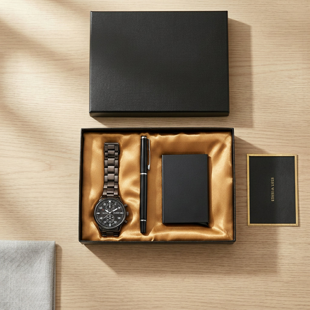 The Gentleman's Set - Watch, Wallet & Pen