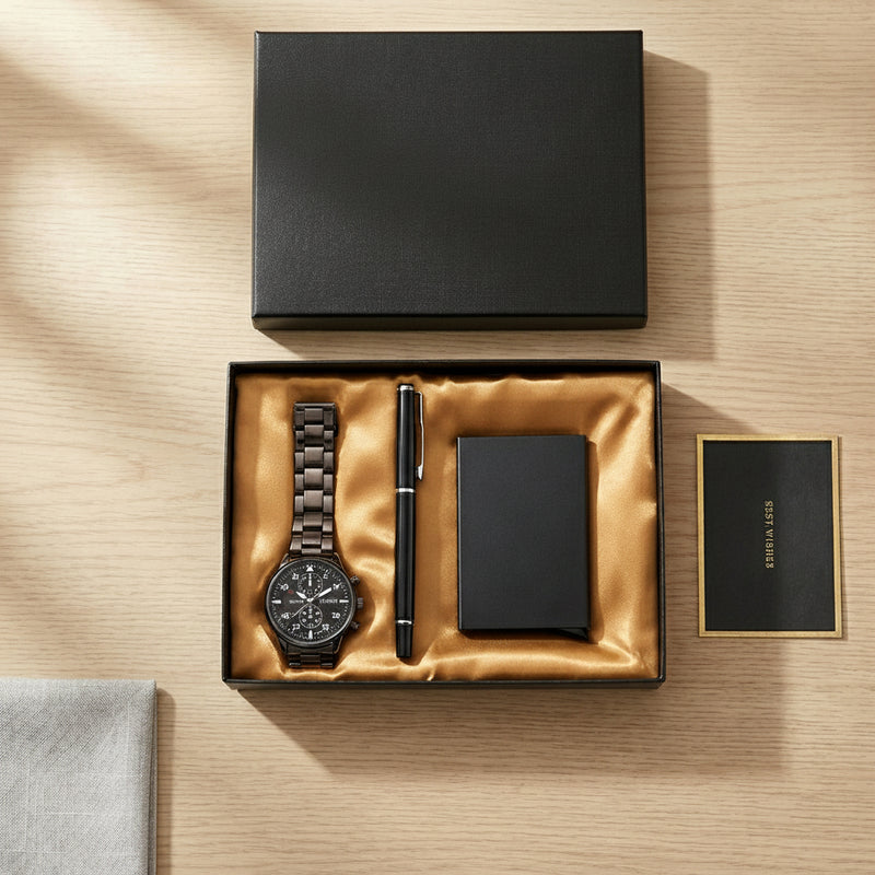 The Gentleman's Set - Watch, Wallet & Pen