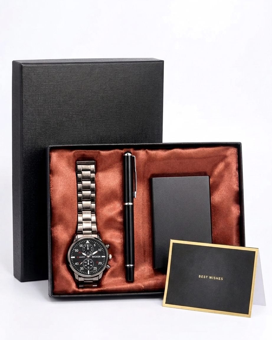 The Gentleman's Set - Watch, Wallet & Pen