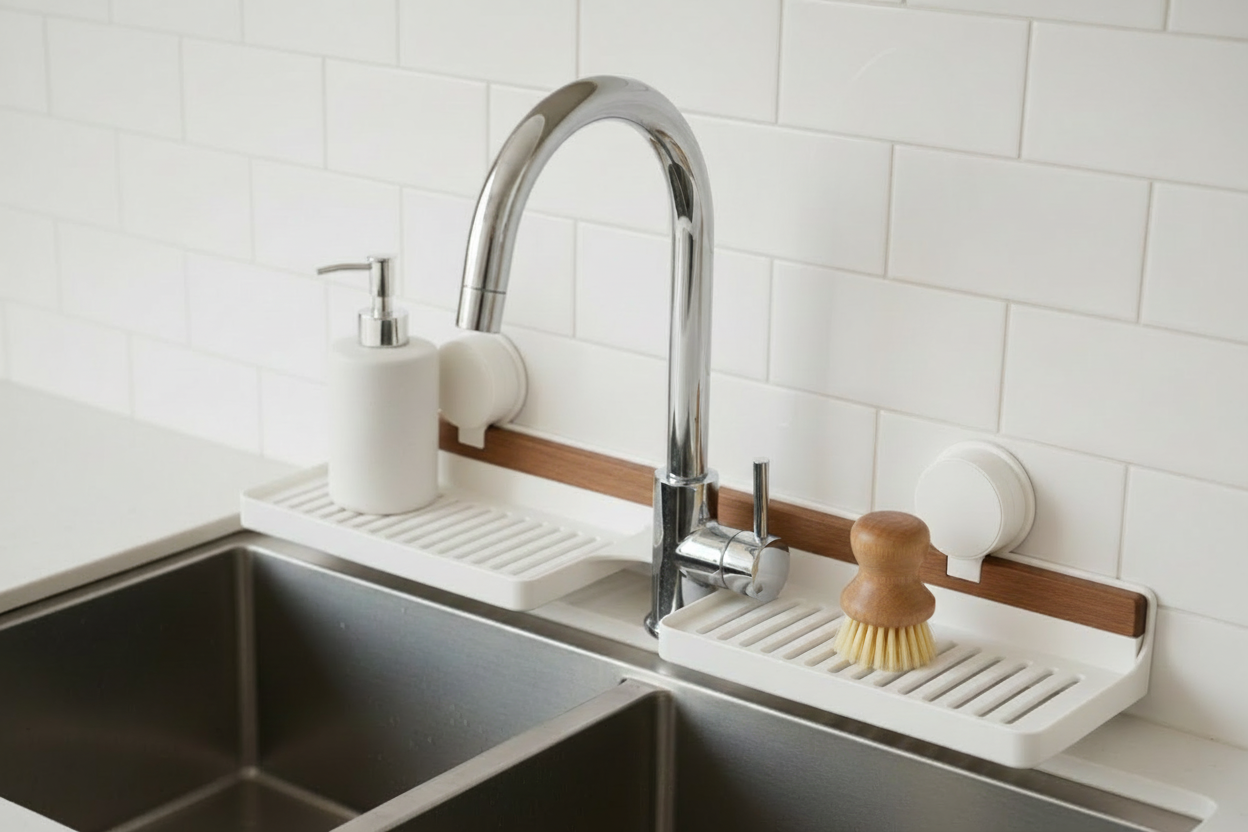 ZeniFlow Sink Organiser – White